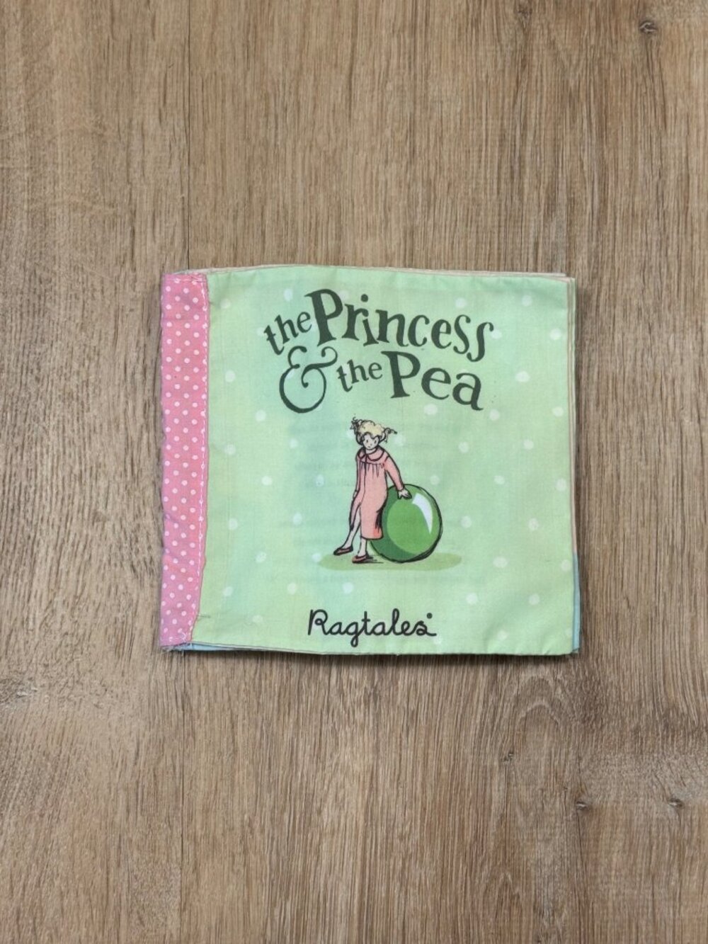 Ragtales Princess & The Pea Fabric Storybook For Kids